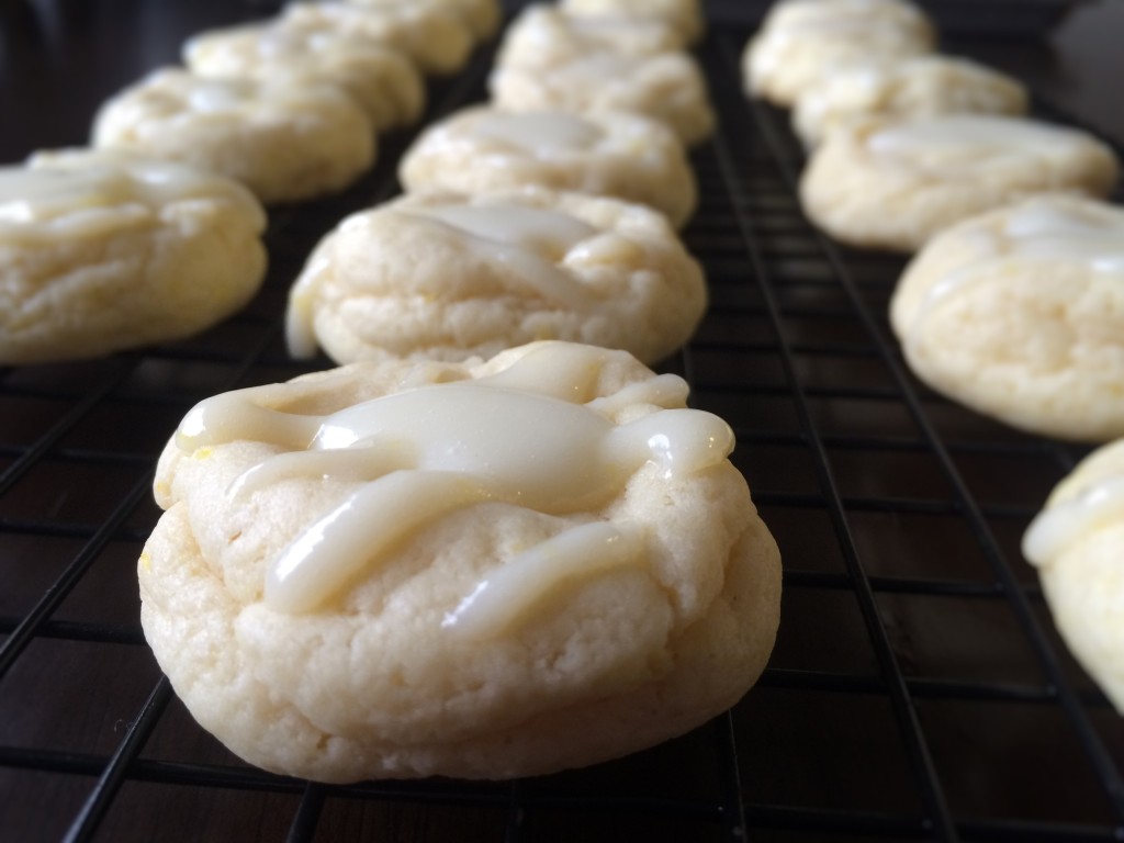 Iced Lemon Cheesecake Cookies * Once in a Blue Spoon