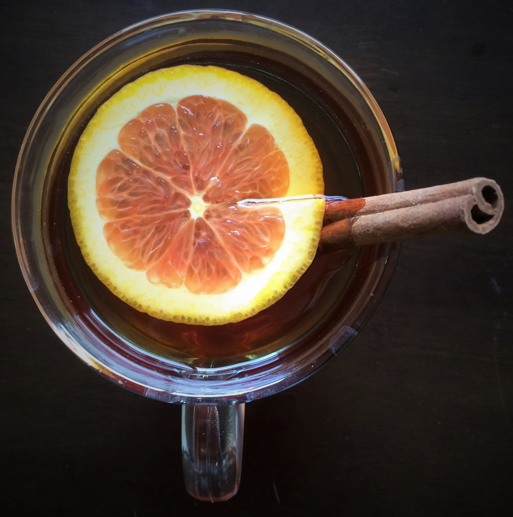Orange Spiced Rum Hot Tea Toddy * Once in a Blue Spoon