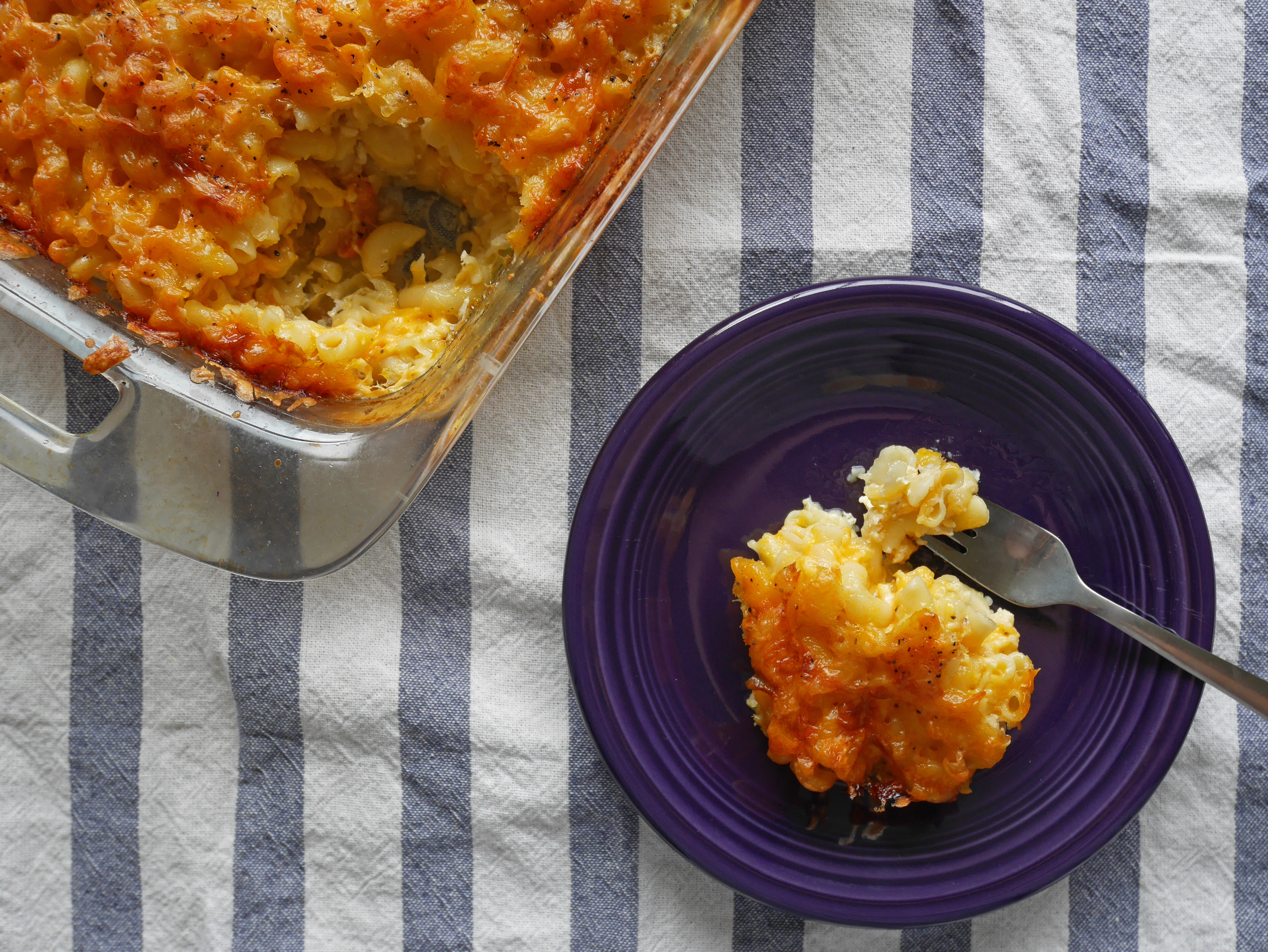Baked Macaroni and Cheese * Once in a Blue Spoon